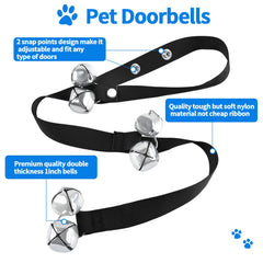 JIMEJV doorbell stainless bells detail for crisp, loud ring