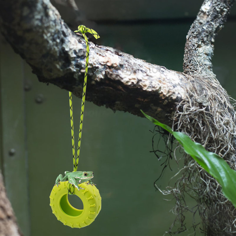 JINGHANGER 2pcs tire swing suits reptiles, amphibians, and crustaceans.