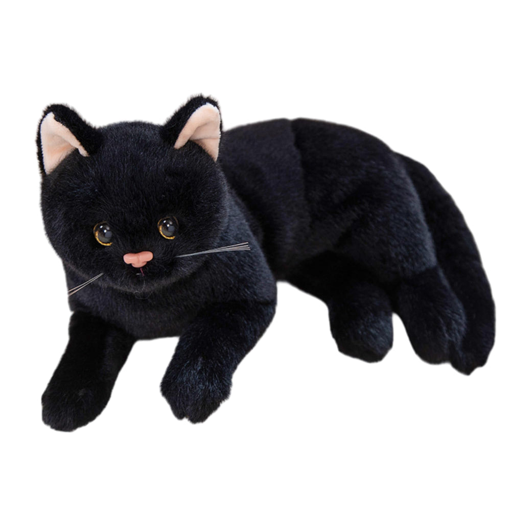 JINGHUIYAOXI black cat plush toy offers a soft cuddle for kids and collectors.