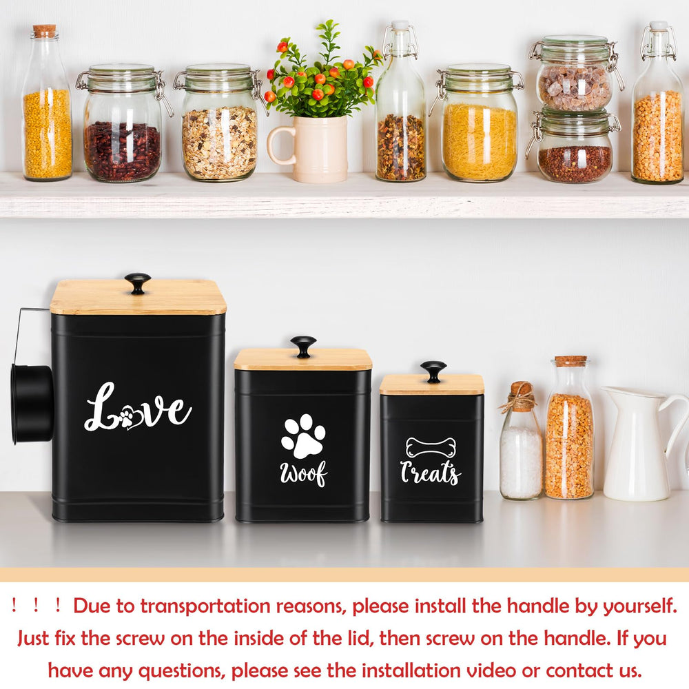 Jingmore jars with DIY labels and spoons for easy organization and portioning