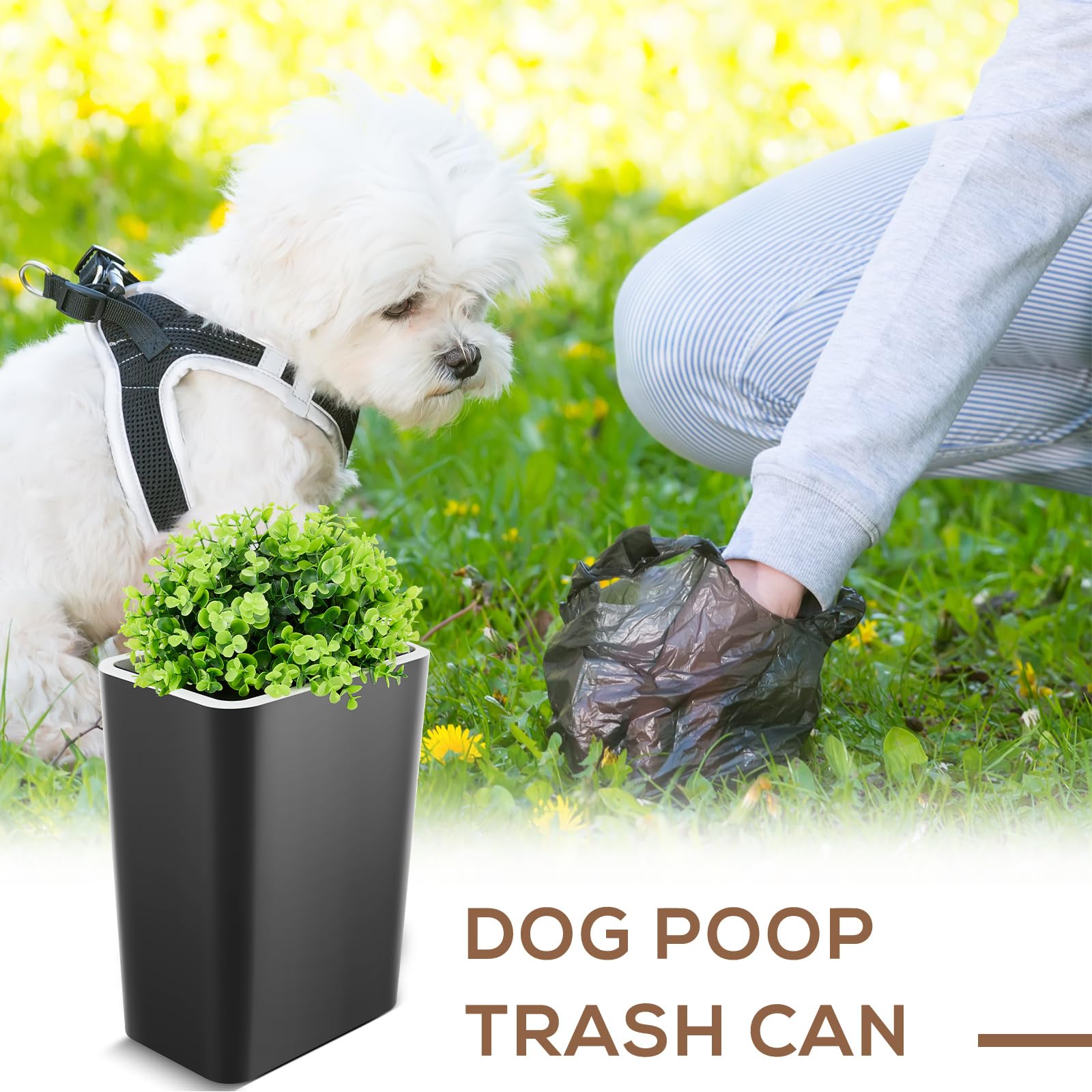 Jingmore fake grass insert adds realistic plant look for discreet disposal.