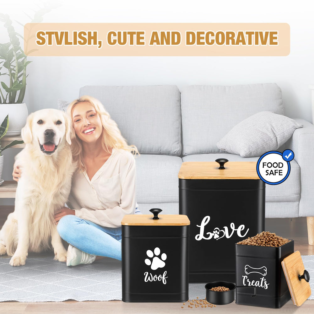 Jingmore kitchen display of pet snack storage for a tidy countertop