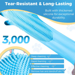 JINHUIYUAN 2-in-1 design combines brush and massage for efficient bathing