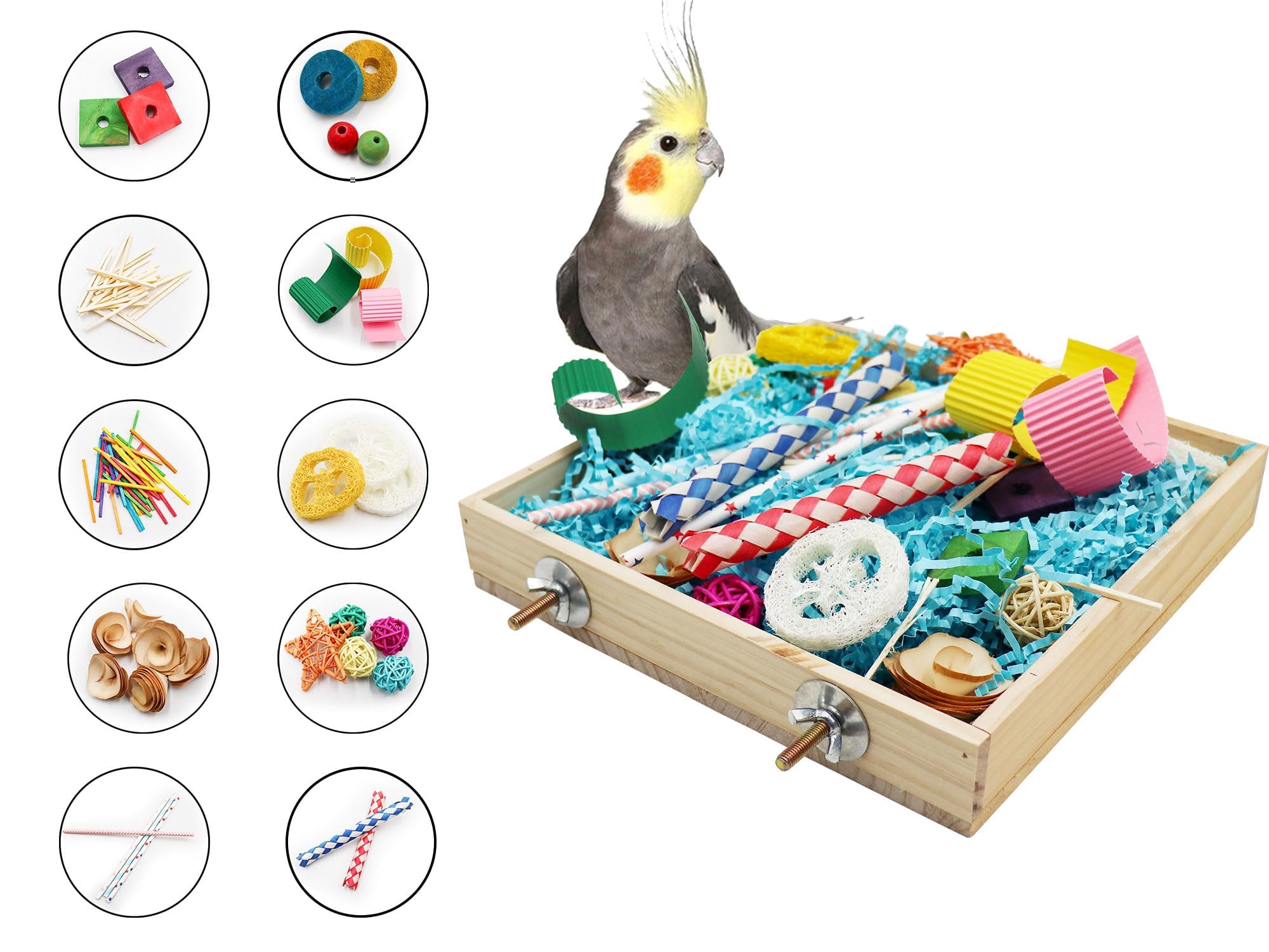 Jinkoozz Easy Installation with Butterfly Nuts, quick setup for flexible cage positioning.