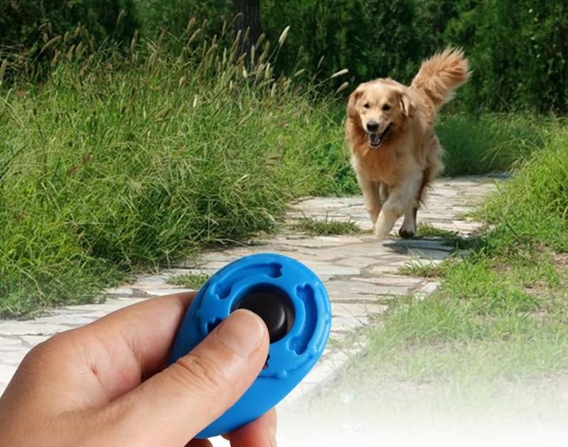 Jinshining pink clicker compact pocket-friendly for on-the-go training