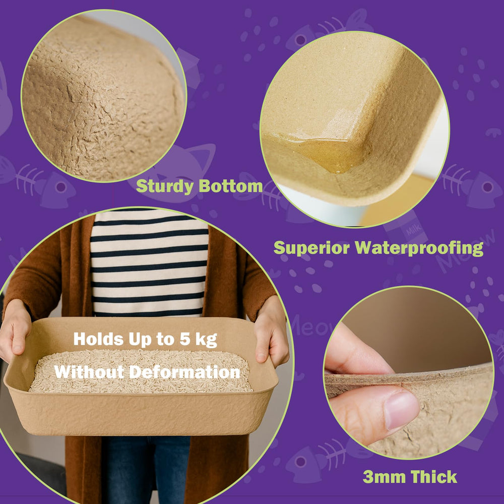 JINVOGREEN paperboard-litter-box-stays-fresh highlights moisture resistance.