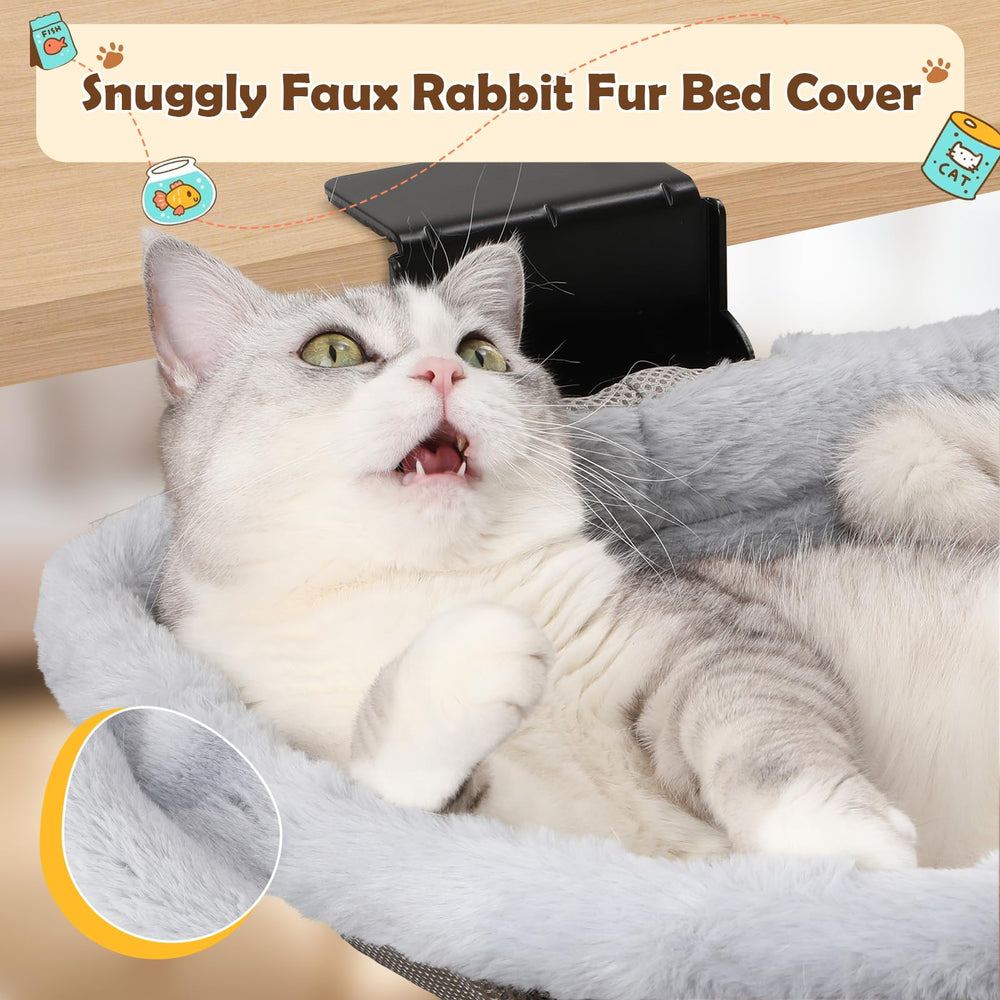 JinxZap desk bed features faux rabbit fur cover for plush warmth and comfort.