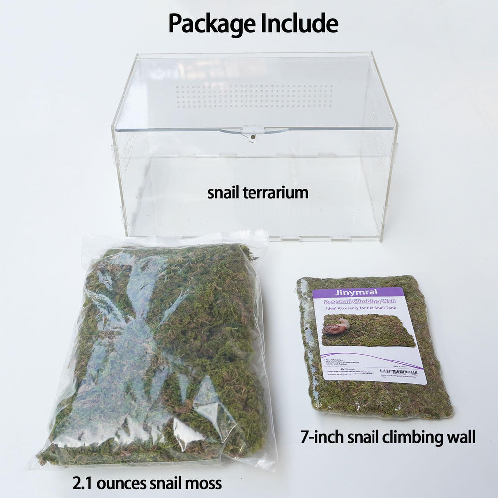 Jinymral snail terrarium assembly-instructions; clear steps to build your habitat