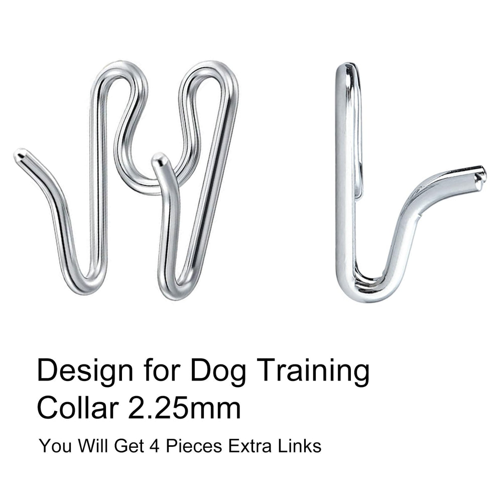 Close-up of 2.25mm links showing smooth rounded ends for safe training.