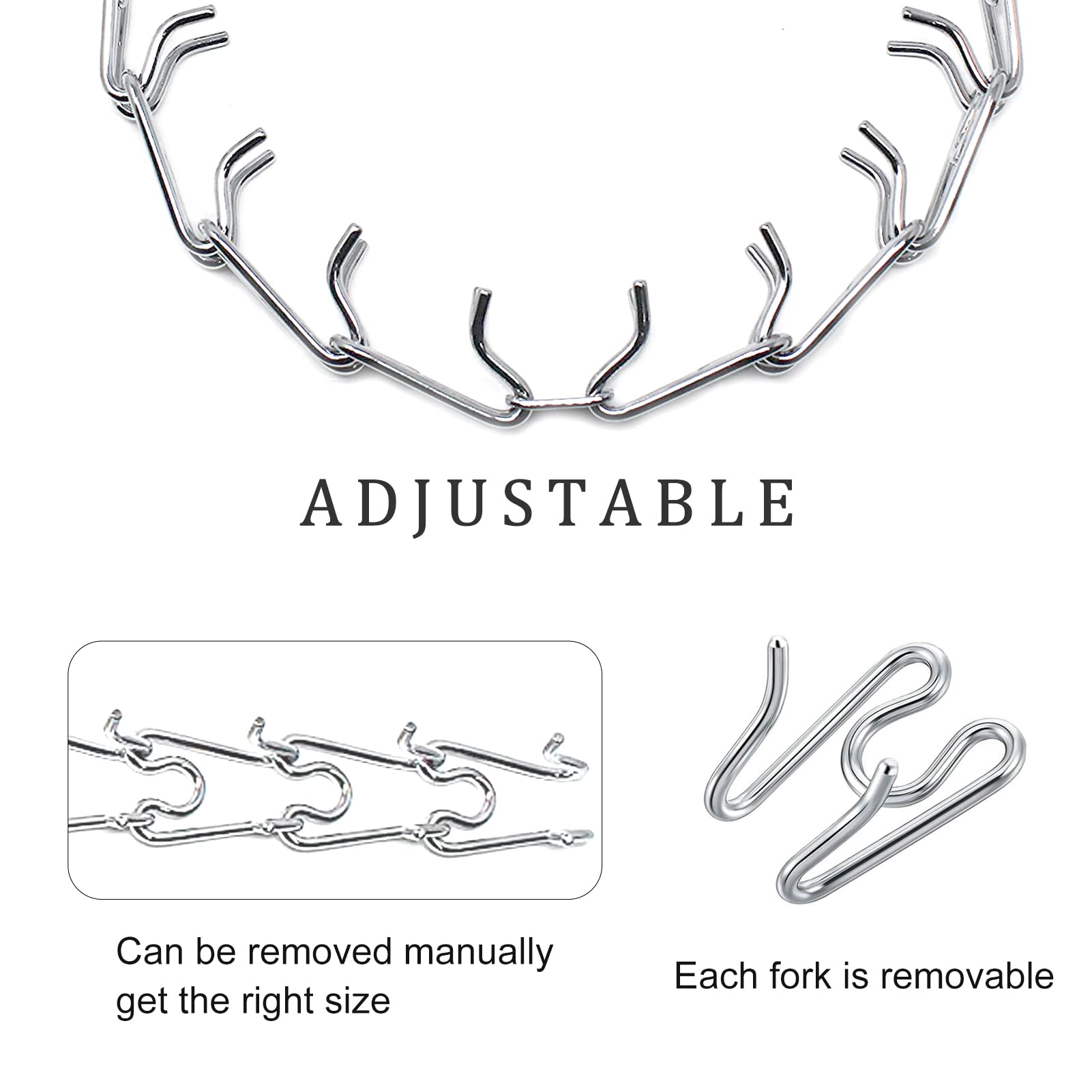JIPIMON training collar extension in use on a dog collar.
