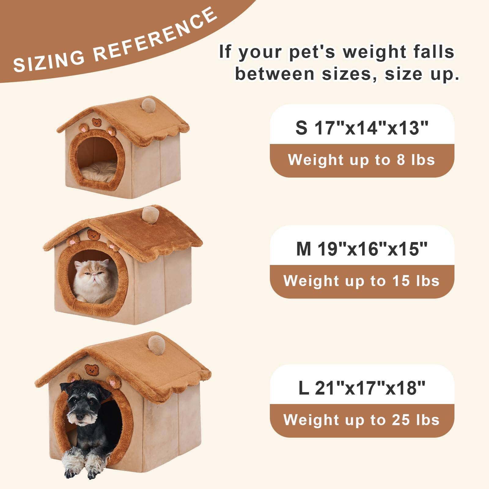 Jiupety bed cushion is removable for quick cleaning and reuse.