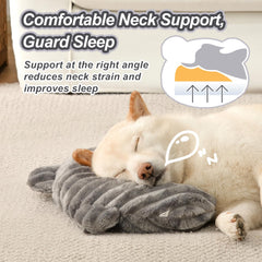 Jiupety Dog Calming Pillow bear-ear design promoting calm breathing and comfort