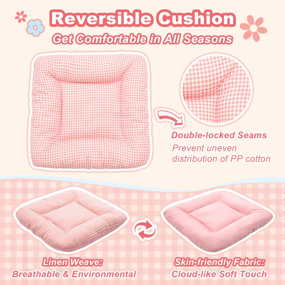 Jiupety washable cushion and cover simplify post-play cleaning