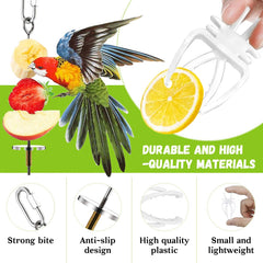 JIURUN cage treating tool provides secure, easy-to-use hanging attachment for bird nutrition.