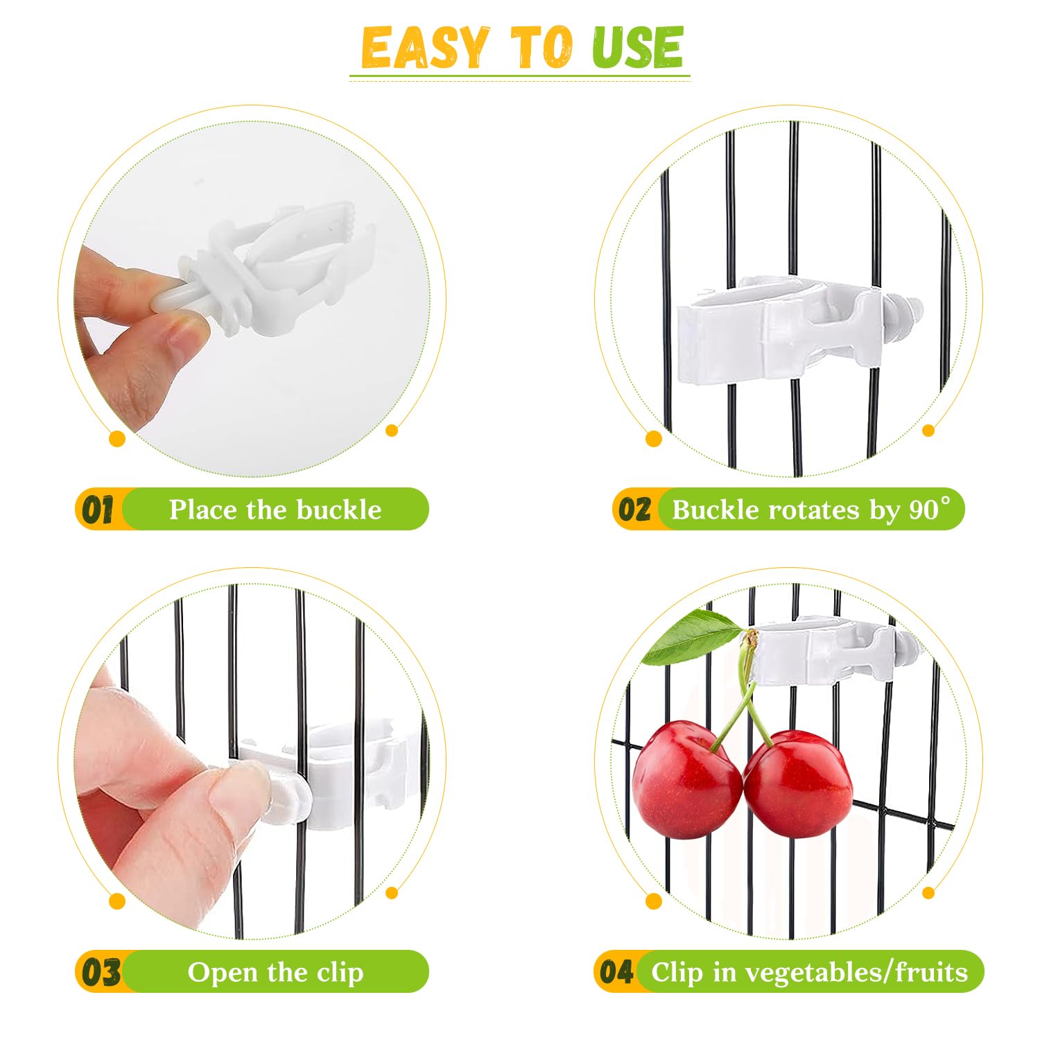 JIURUN parakeet food holder compact design fits small cages with simple setup.