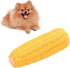 JJLFresheners corn-shaped dog toy compact and portable for indoor or outdoor play
