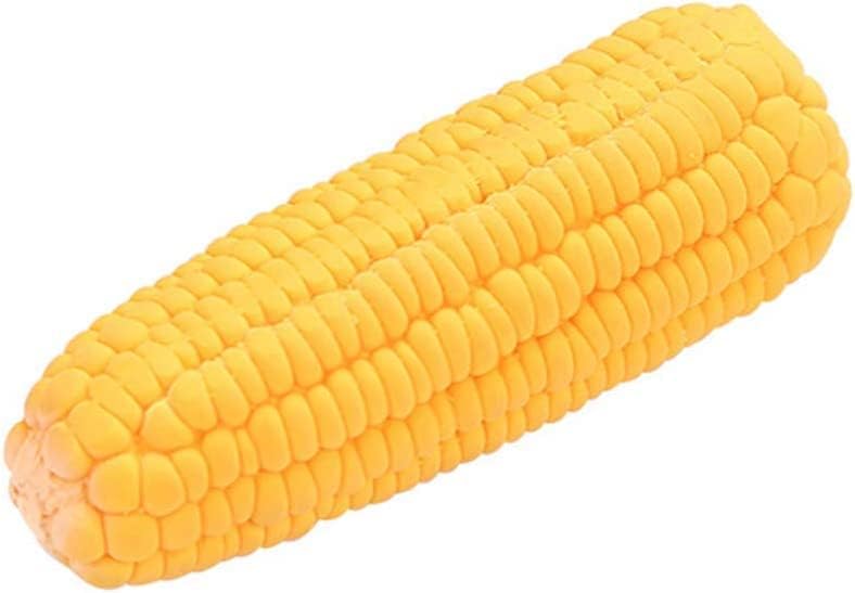 JJLFresheners corn-shaped dog toy with squeaker for engaging play and attention