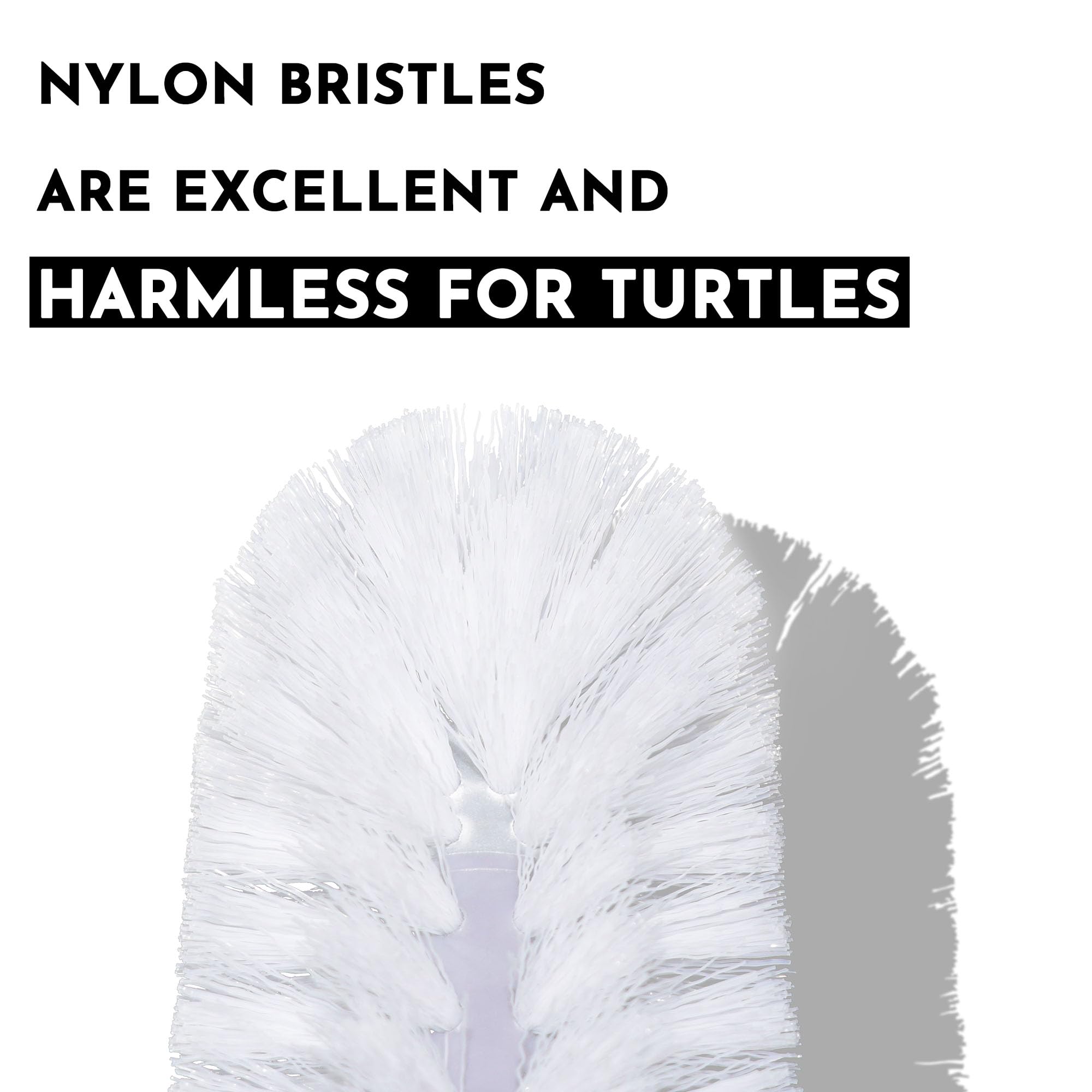 JJMOLLE turtle brush detachable head eases cleaning and maintenance.