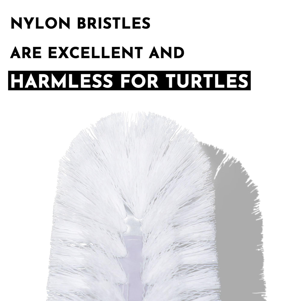 JJMOLLE turtle brush detachable head eases cleaning and maintenance.