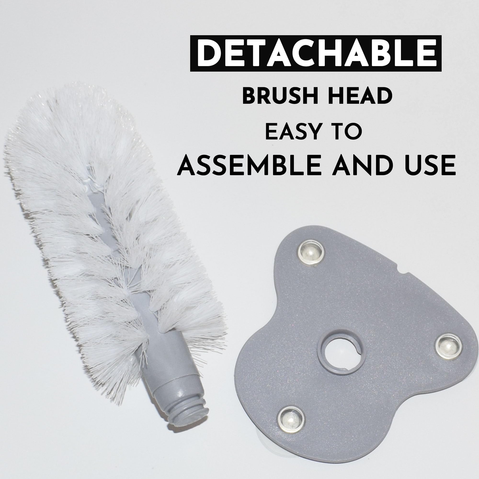 JJMOLLE turtle brush easy installation saves time right out of the box.
