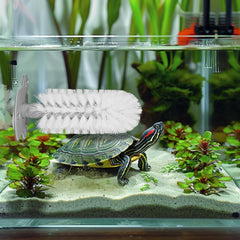 JJMOLLE turtle brush three suction cups keeping turtle tank attachment steady during use.