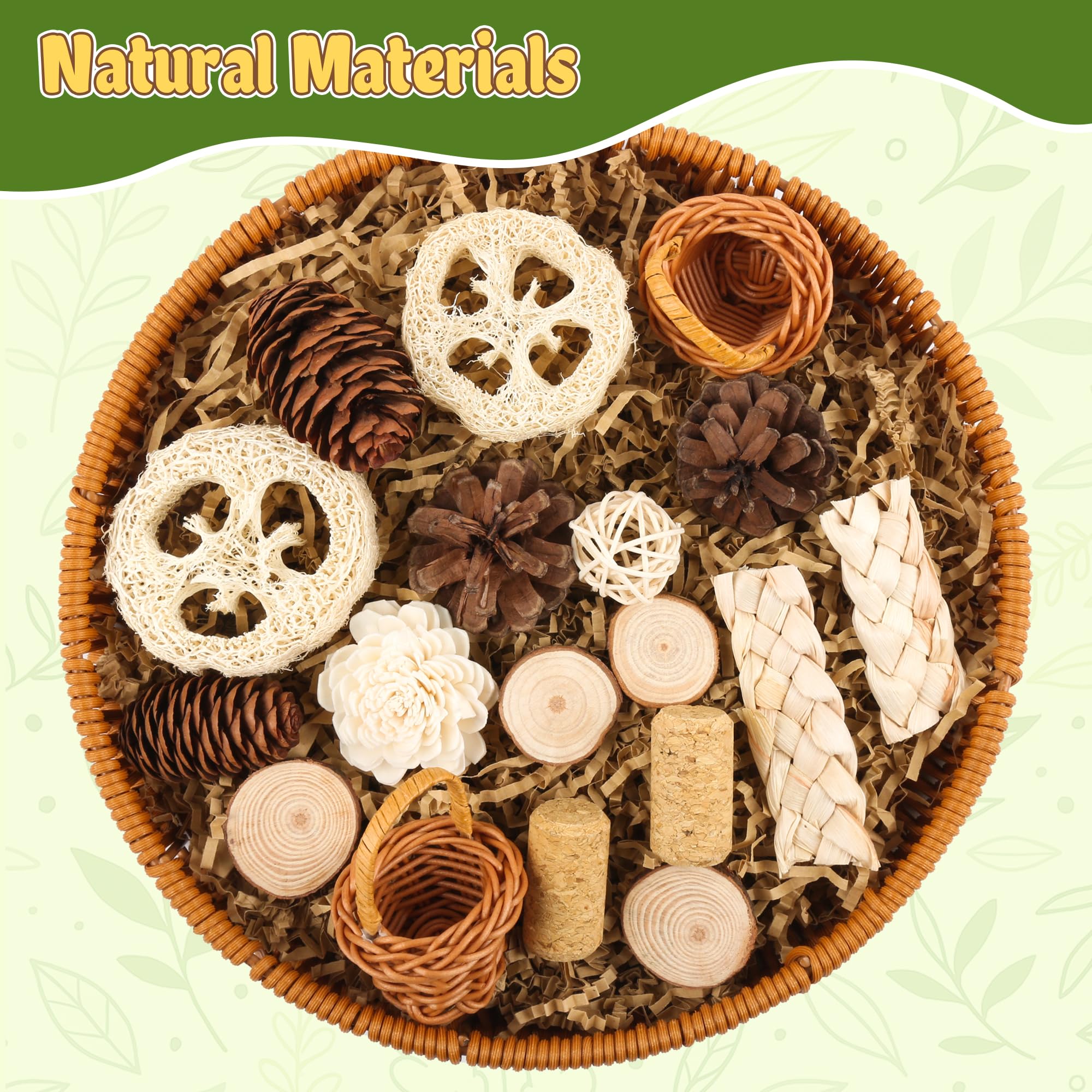 JJunLiM shredded materials inside the box encourage natural shredding behavior
