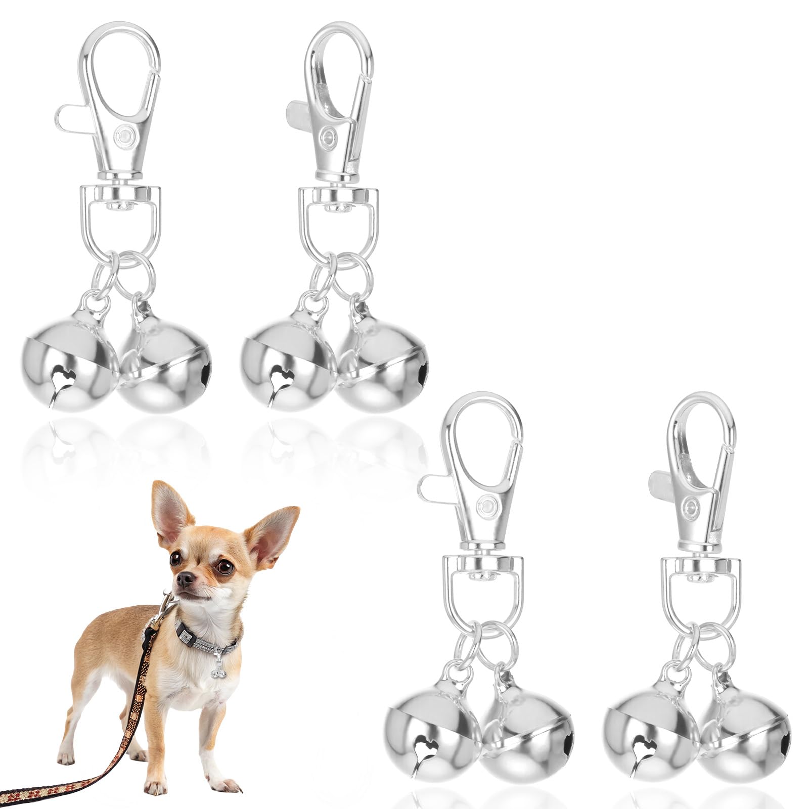 JJUNW bell pendant closeup shows crisp sound for training and recall.