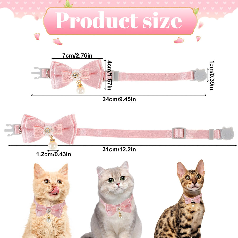 JJUNW cat collar breakaway buckle for quick release safety during play