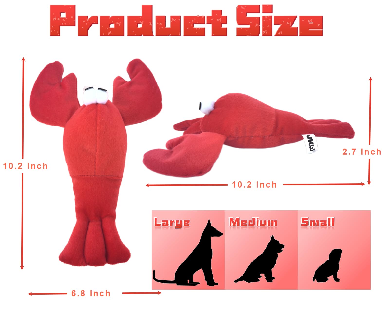 JKW squeaky lobster texture closeup highlights satisfying chew and engagement.