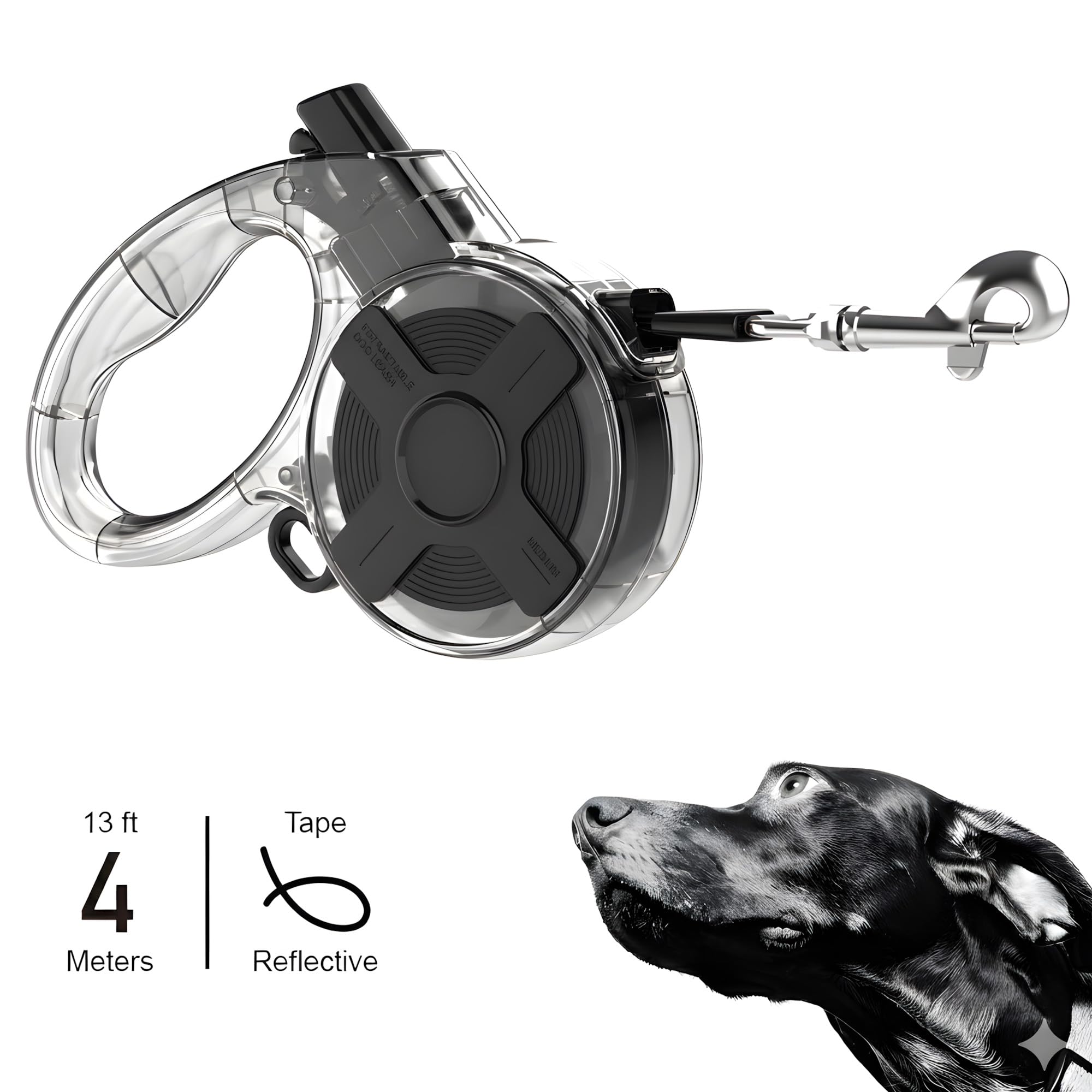 JKWLBTC 13 ft leash is compact and lightweight for pocket or bag storage.