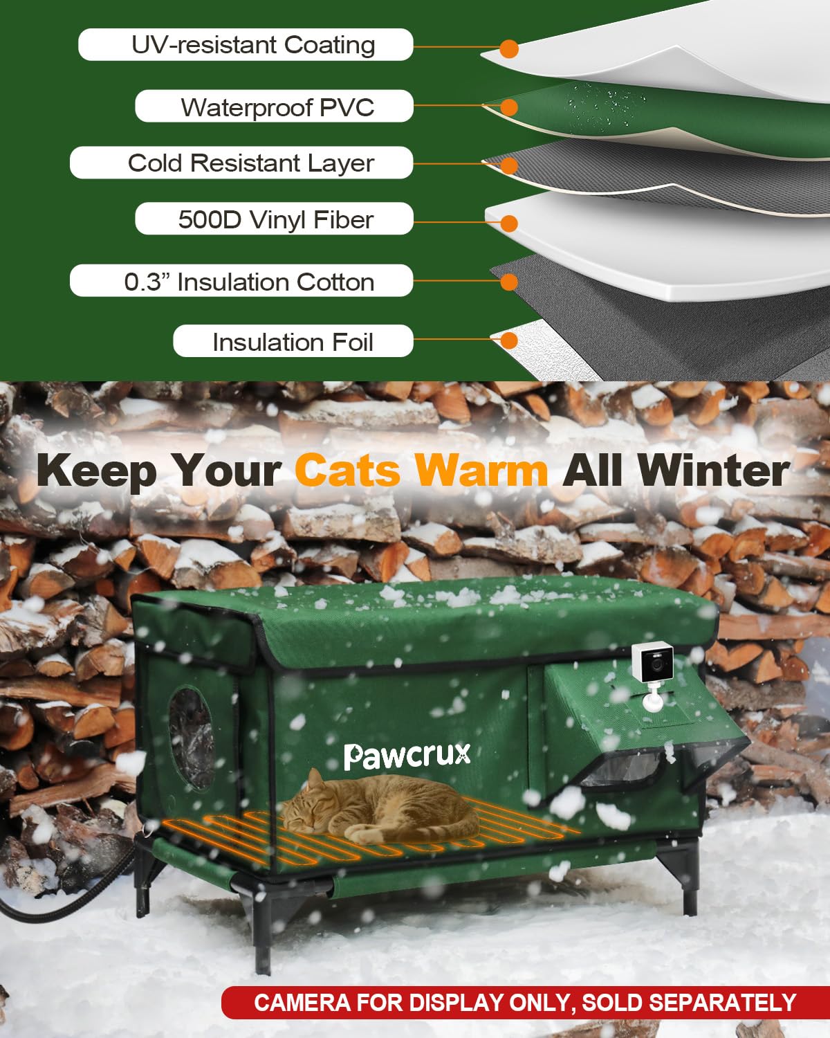 JLSAME Easy-clean roof opens for quick maintenance.