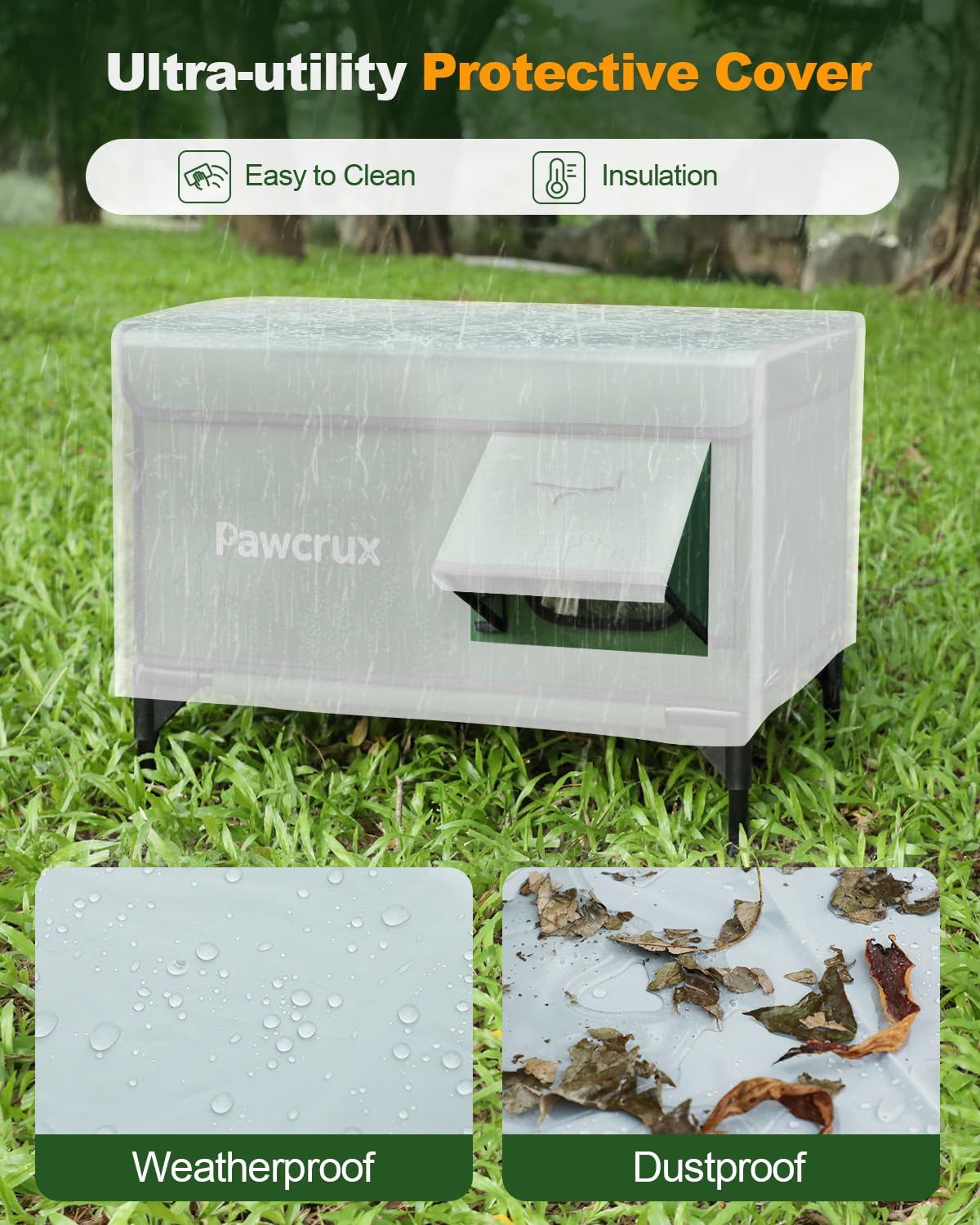 JLSAME Winter shelter suitable for stray cats in harsh conditions.