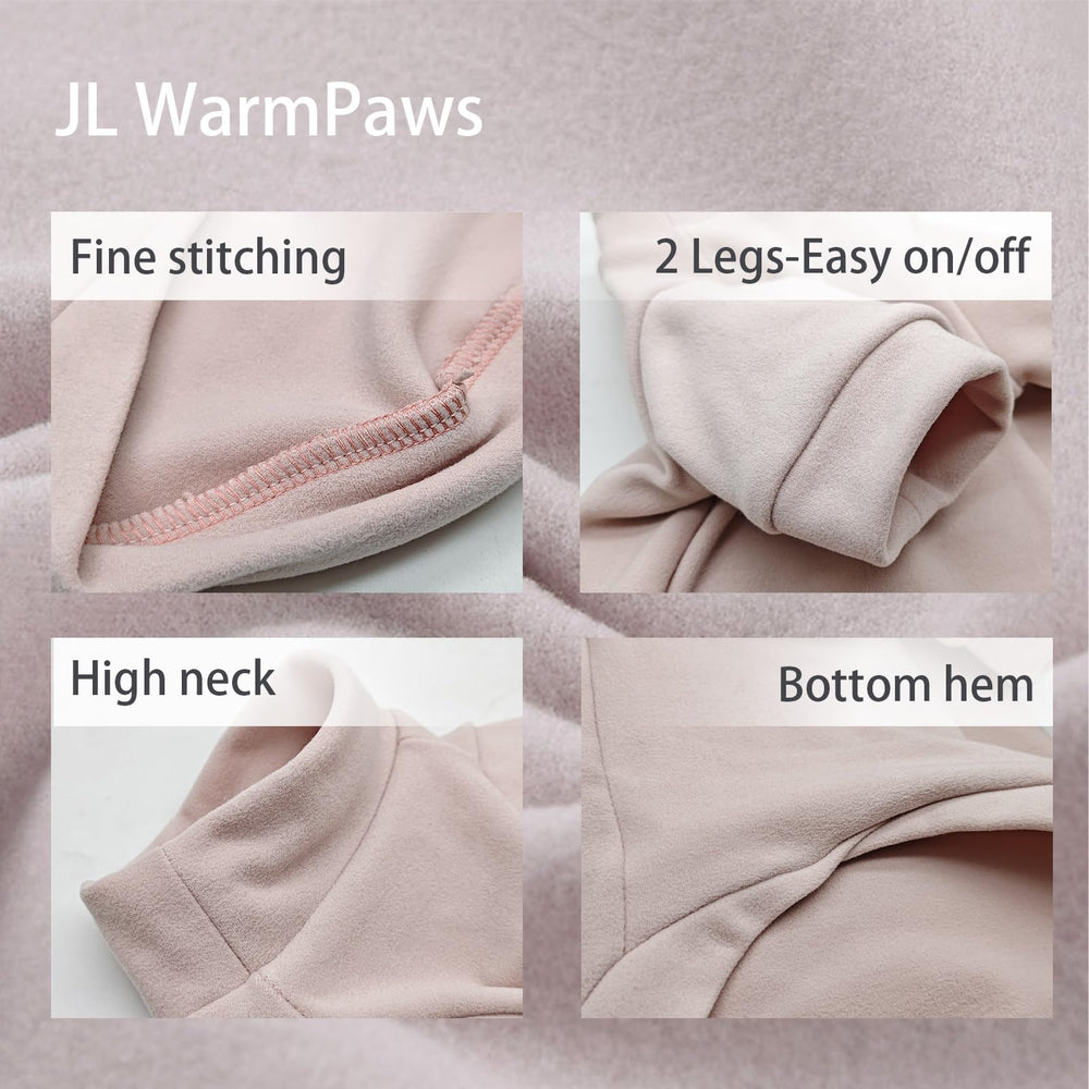JL WarmPaws knitted fabric resists shrinking and fading for easy daily wear.