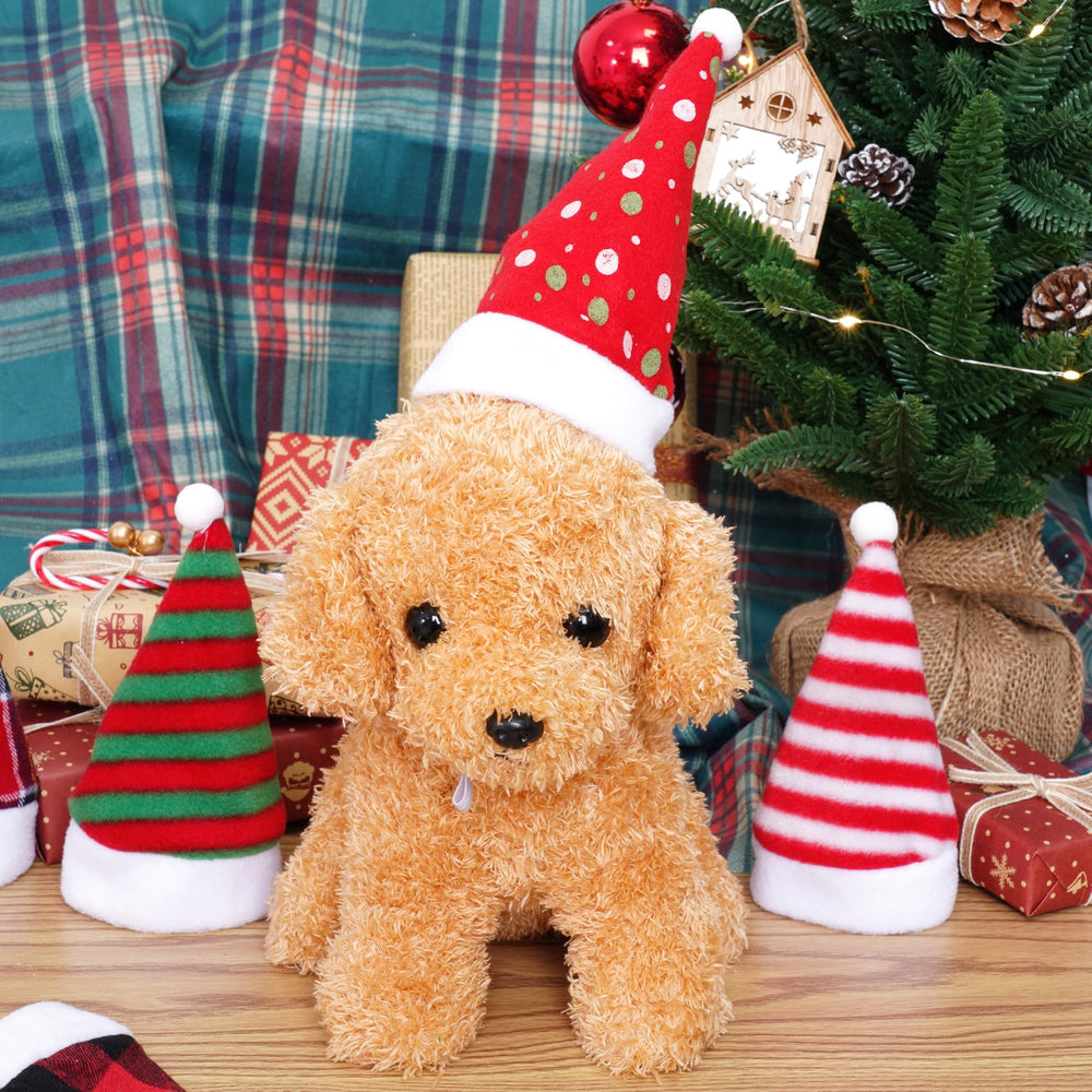 Jmkcoz classic Christmas patterns enhance cute pet cosplay looks.