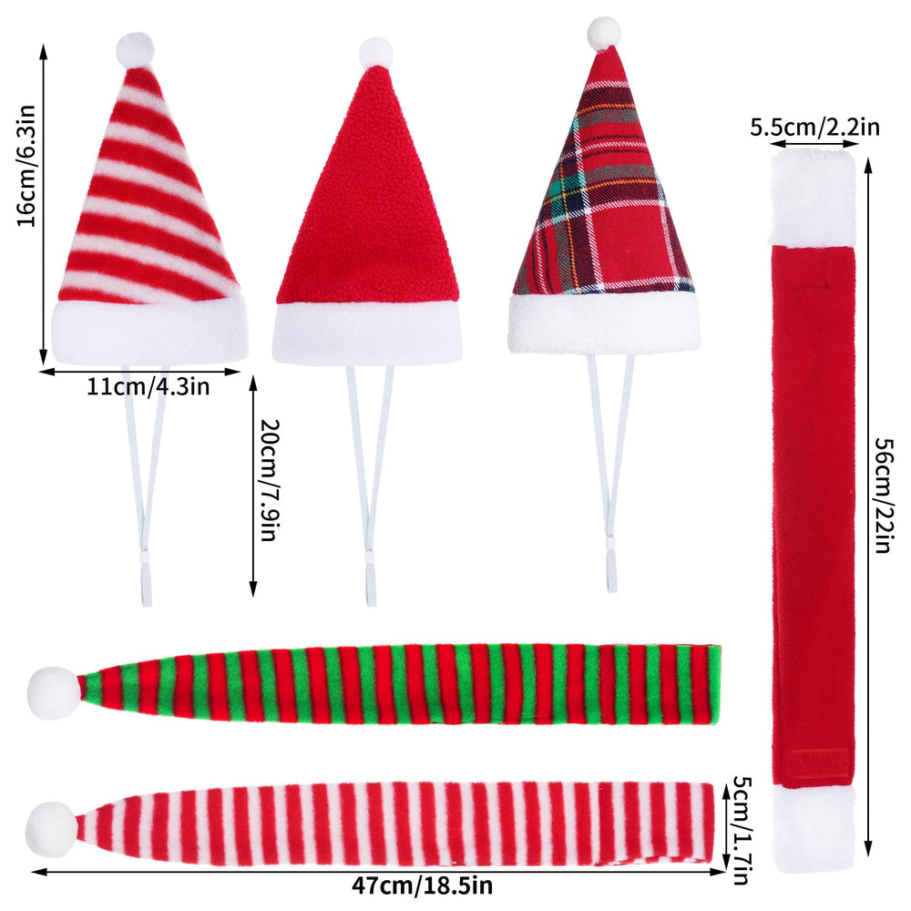 Jmkcoz Christmas scarf red green plush for warm, cozy wear.