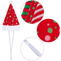Jmkcoz pet Christmas scarf red stripe adds cozy warmth and style.