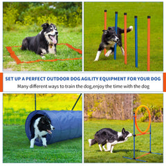 JMMPOO jump rings aiding jump training and obstacle sequencing