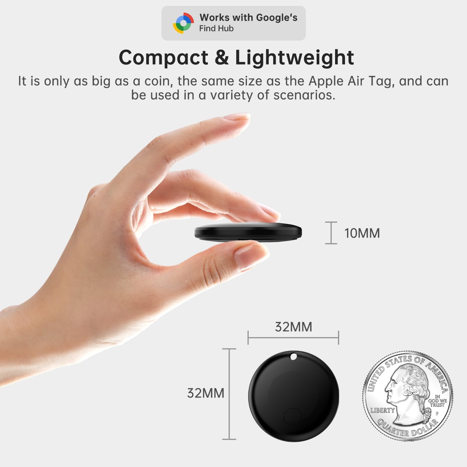 JNLIK Air Tracker Tag luggage-tracking helps manage bags during travel.