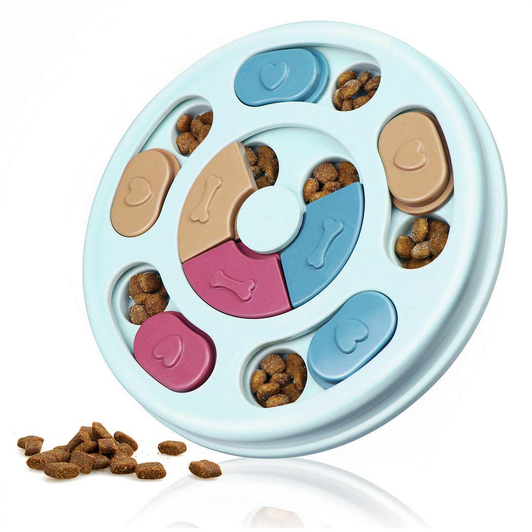 Joansan dog puzzle toy interactive sliders boost mental stimulation during feeding