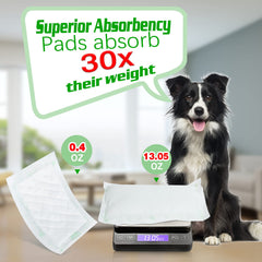 JOCCIK dog diaper liners absorbency-boost image highlights high absorbency for dry comfort overnight