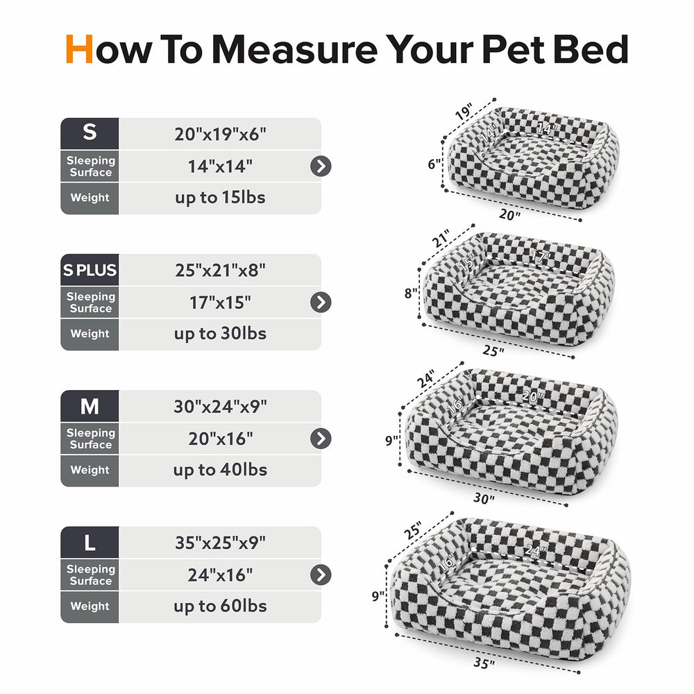 joejoy checkboard-pattern-bed blends with home decor