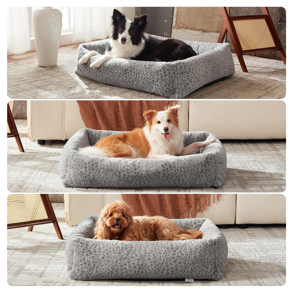 JOEJOY dog bed medium washable-in-use maintains fresh sleep space.