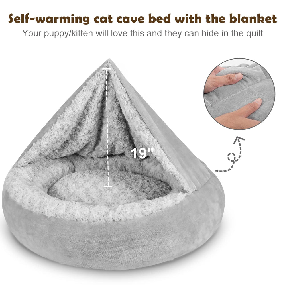 JOEJOY donut dog bed machine washable fabric for easy cleanup