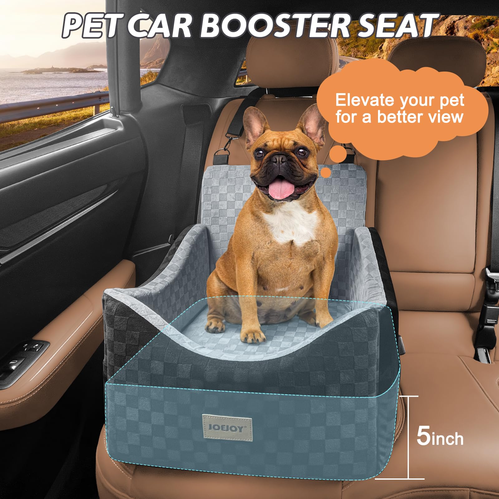 JOEJOY dual-material cover offers plush and breathable surfaces for year-round comfort