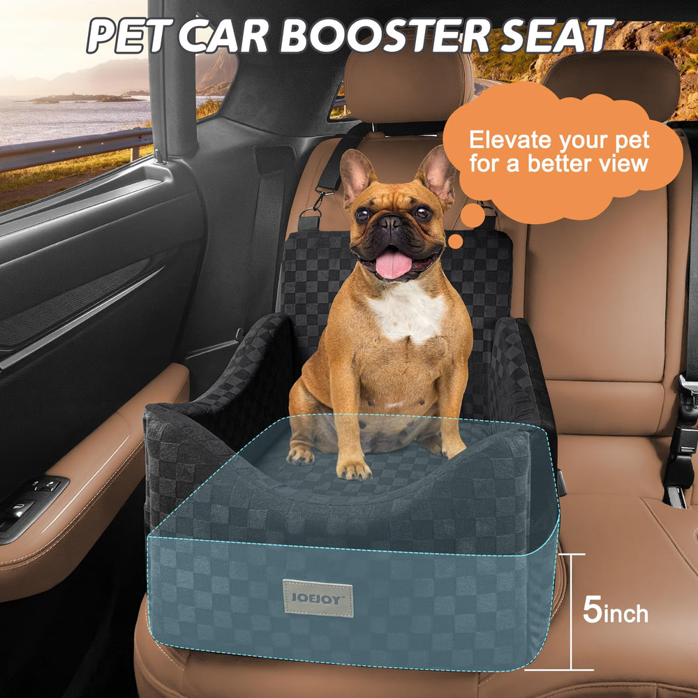 JOEJOY dual-material design with plush and faux leather for year-round comfort.