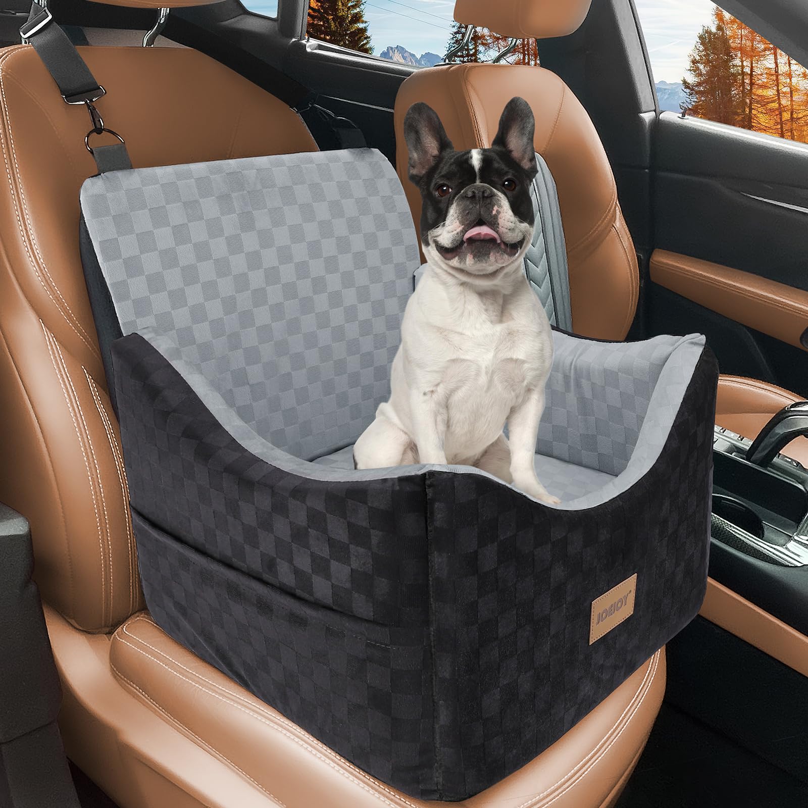 JOEJOY memory foam booster seat cushions a bumpy ride for dogs