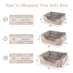 JOEJOY non-slip bottom keeps the bed in place on slick floors