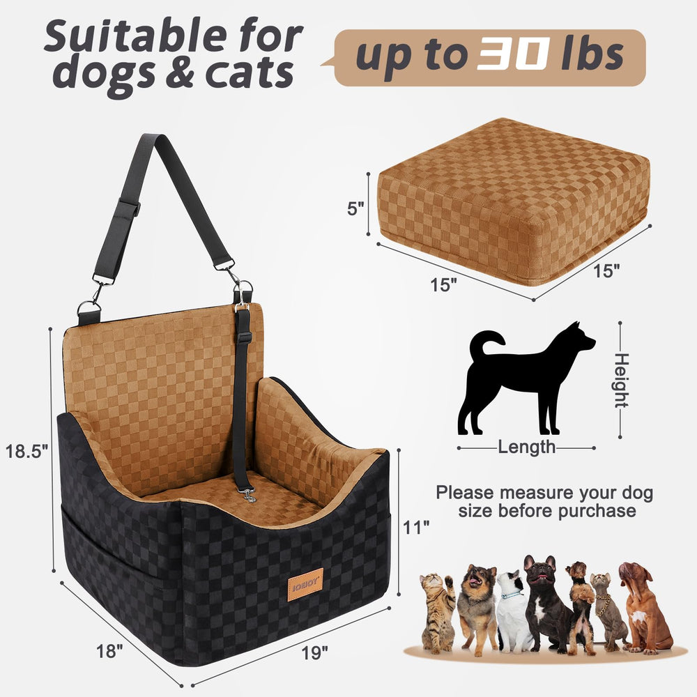 JOEJOY dimensions 19x18x18-5 inches demonstrates compact fit for cars.