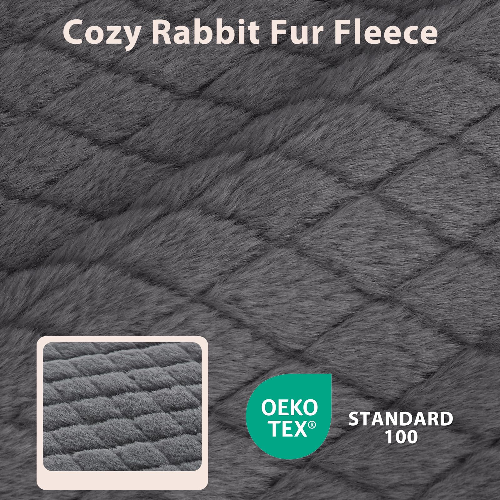 JOEJOY XL dog bed removable cover enables easy machine washing for clean sleeping space.