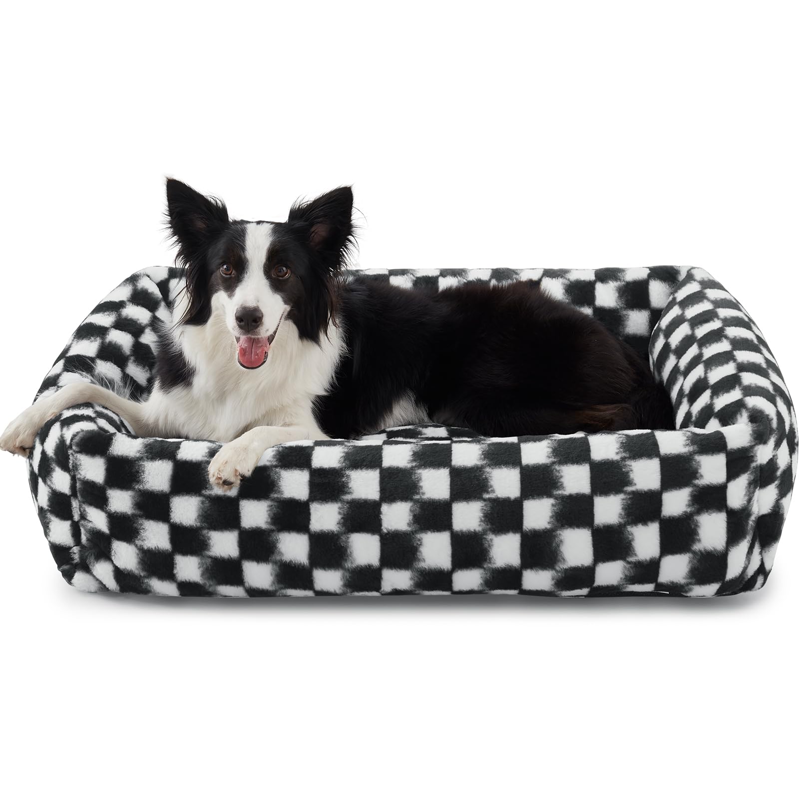 JOEJOY dog bed with orthopedic corduroy offers cozy joint support for peaceful naps.